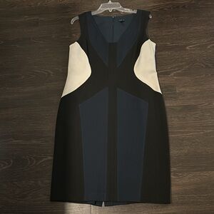 Color block sheath dress